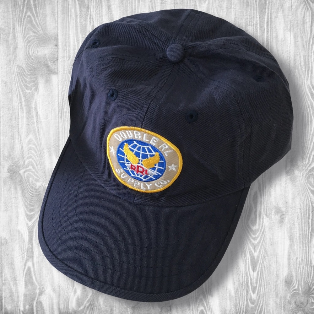 Navy Blue Baseball Cap with Embroidered Logo